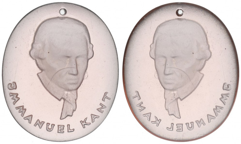 Germany, Glass medal Kant Delikatne skazy. Stan zachowania przedmiotu bardzo dob...