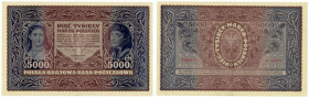 II RP, 5000 marek polskich 1920 III SERJA H