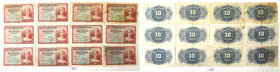 Spain, Lot of 10 pesetas 1935