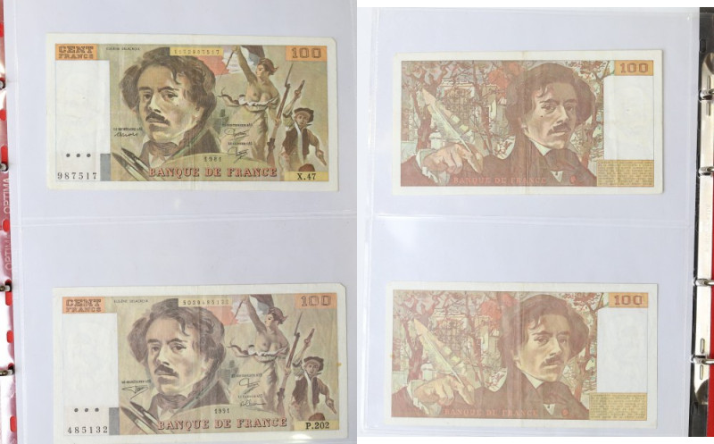 Klaser banknotów świata (36 egz) Różne roczniki, kraje i stany zachowania.