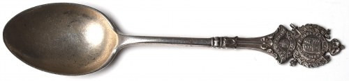 Anglia, Łyżeczka srebrna 1907 Srebro .925, długość 13 cm, waga 22,55 g.