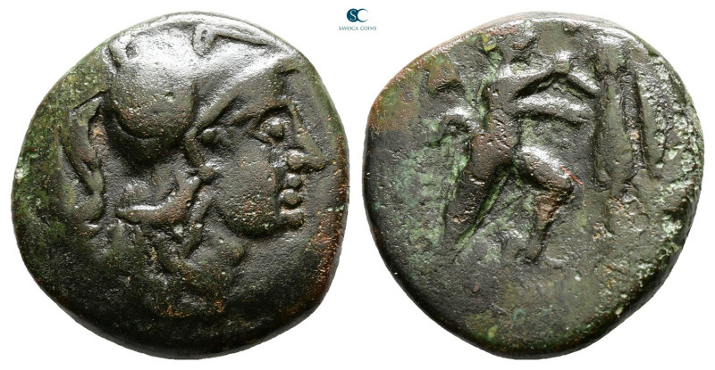 Kings of Macedon. Uncertain mint. Antigonos II Gonatas 277-239 BC. 
Bronze Æ
...