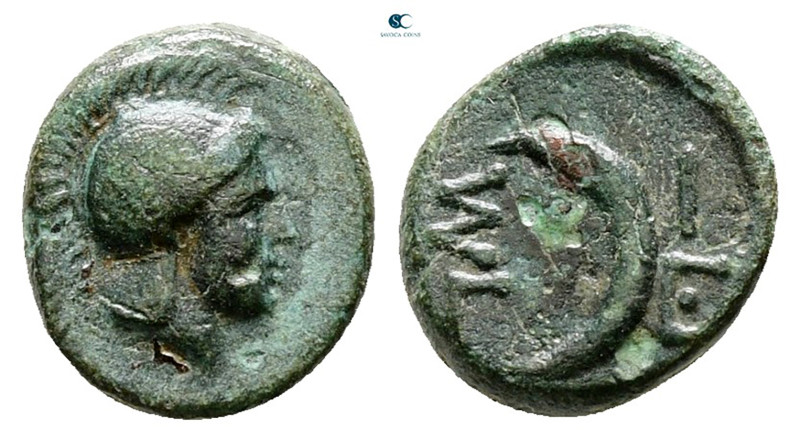 Troas. Sigeion circa 400-200 BC. 
Bronze Æ

10 mm, 1,12 g



Very Fine