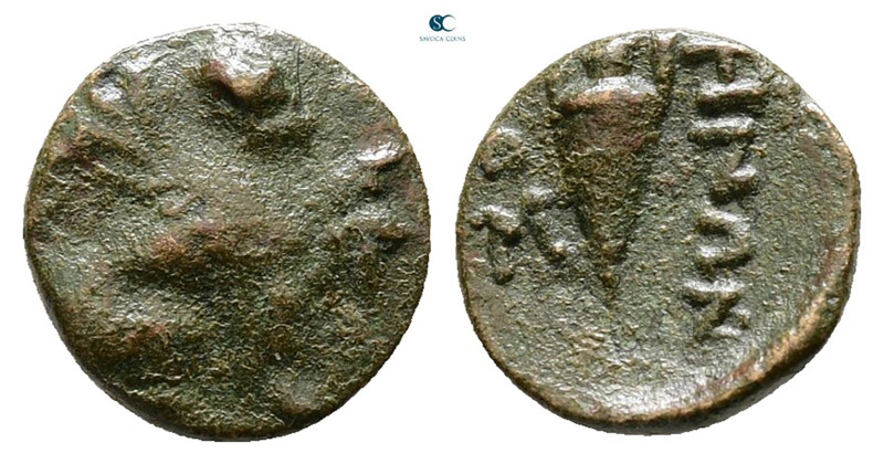 Islands off Ionia. Chios circa 400-375 BC. 
Bronze Æ

10 mm, 0,75 g



Ne...