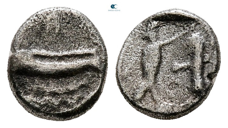 Phoenicia. Sidon. Time of Baalshallim II 401-366 BC. 
1/16 Shekel AR

19 mm, ...