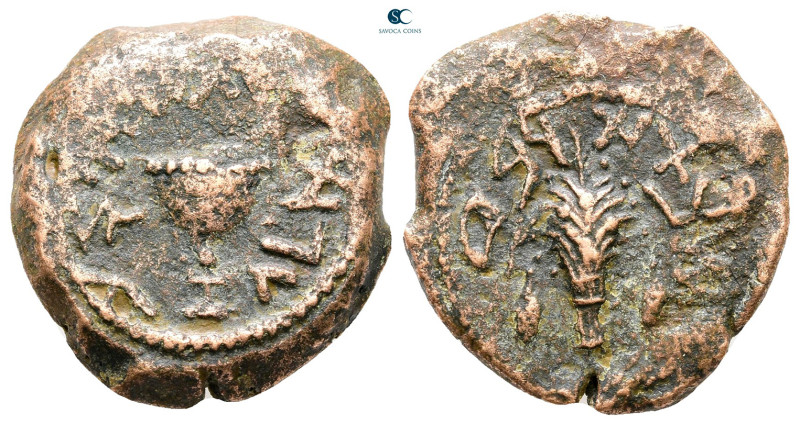 Judaea. Mint in Judaea. First Jewish War AD 66-70. 
Quarter Shekel Æ

21 mm, ...