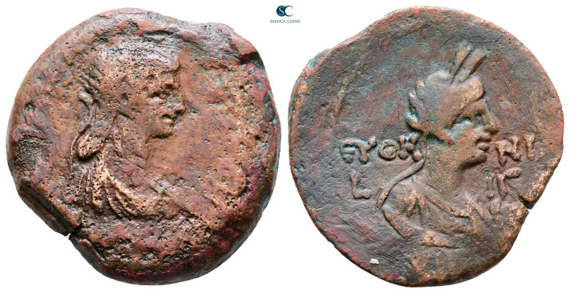 Egypt. Alexandria. Agrippina II AD 50-59. Dated RY 13 (of Claudius) = 52/3 AD
D...