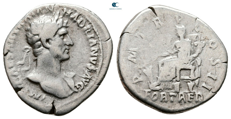 Hadrian AD 117-138. Rome
Denarius AR

20 mm, 3,14 g



Fine