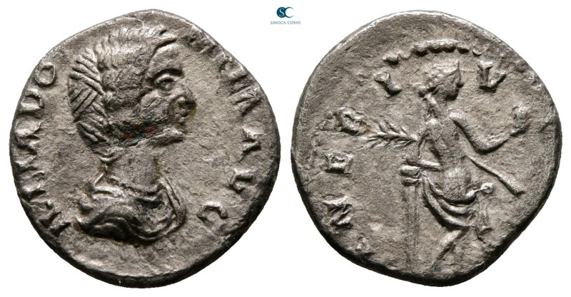 Julia Domna. Augusta AD 193-217. Contemporary barbaric imitation
Denarius AR
...