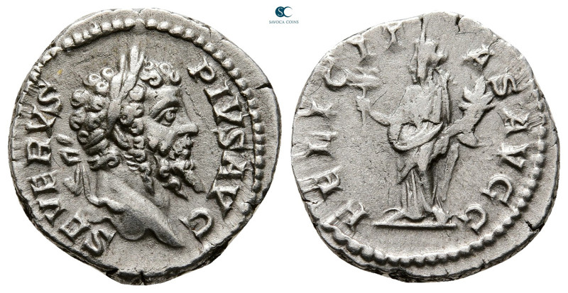 Septimius Severus AD 193-211. Rome
Denarius AR

18 mm, 3,29 g



Very Fin...