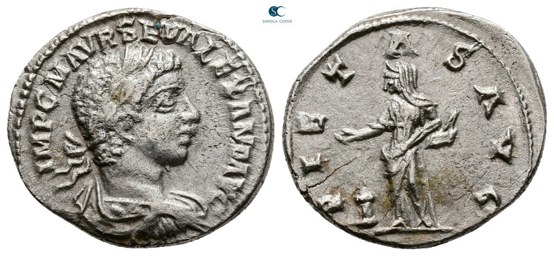 Severus Alexander AD 222-235. Antioch
Denarius AR

20 mm, 3,06 g



Very ...