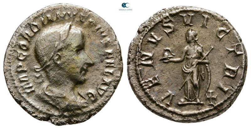 Gordian III AD 238-244. Rome
Denarius AR

20 mm, 2,93 g



Nearly Very Fi...