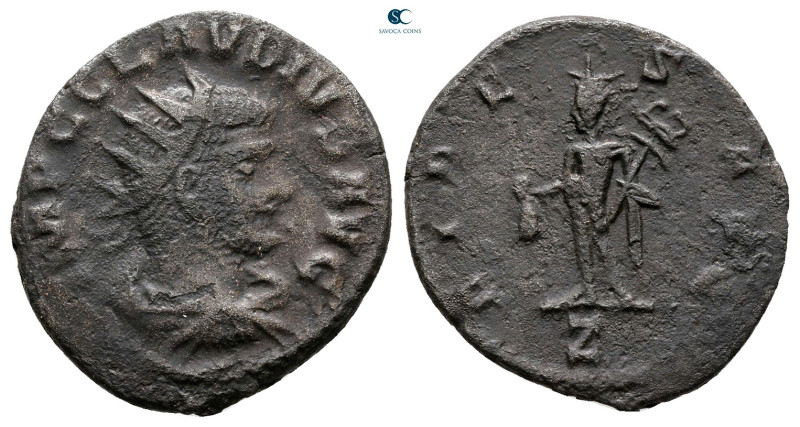 Claudius II (Gothicus) AD 268-270. Antioch
Antoninianus Æ

20 mm, 2,83 g

...