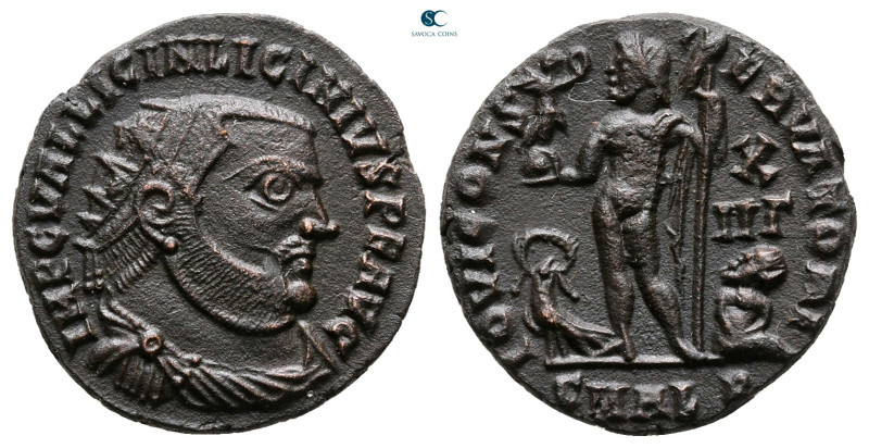 Licinius I AD 308-324. Alexandria
Follis Æ

18 mm, 3,36 g



Very Fine