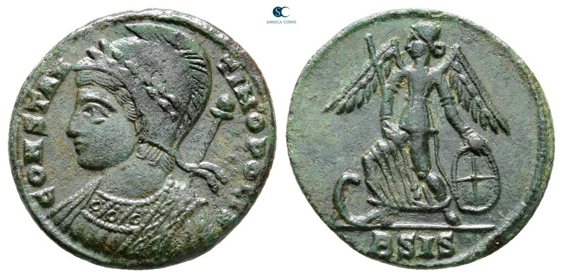 City Commemoratives AD 330-354. Siscia
Follis Æ

18 mm, 2,23 g



Very Fi...