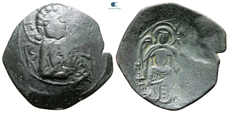 Michael VIII Palaeologus AD 1261-1282. Constantinople
Trachy Æ

26 mm, 3,14 g...