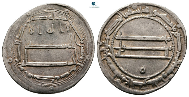 Abbasid . al-Muhammadiya mint. al-Mahdi AH 158-169. Struck AH 168
AR Dirham

...