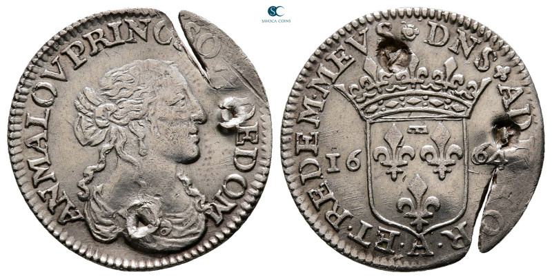 France. Anna Maria Luisa d'Orléans AD 1627-1693.
1/12 Ecu AR

21 mm, 2,07 g
...