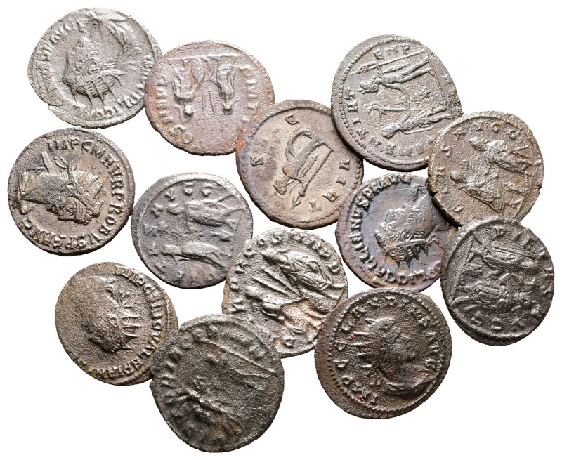 Lot of ca. 13 roman billon coins / SOLD AS SEEN, NO RETURN!

Very Fine