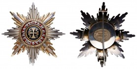 IMPERIAL RUSSIA ORDERS
2nd Class Set. Military Division. Early 1900’s. By Boullanger, Paris. Cross. Gold (18K) and enamels. 50 mm. Hallmarks on ring ...