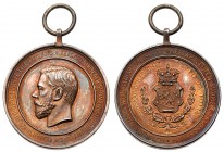 AWARD MEDALS
Award Medal of the Imperial Finnish Agricultural Society, n.d. (ca. 1889). Silver. 29.5 mm. By C. Jahn. Bit 1081. Alexander III head rig...