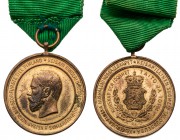 AWARD MEDALS
3070 Award Medal of the Imperial Finnish Agricultural Society, n.d. (ca. 1898). Light Gilt Bronze. 30 mm. By C. Jahn. Bit 1160, Diakov 1...