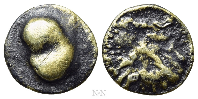 CENTRAL EUROPE. Boii. Fourrèe 1/24 Stater (2nd-1st centuries BC). "Athena Alkis"...