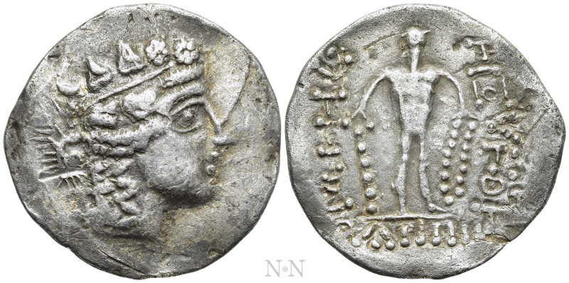 EASTERN EUROPE. Imitations of Thasos. Tetradrachm (2nd-1st centuries BC). 

Ob...