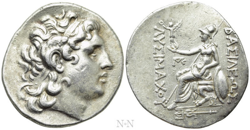 KINGS OF THRACE (Macedonian). Lysimachos (305-281 BC). Tetradrachm. Byzantion. ...