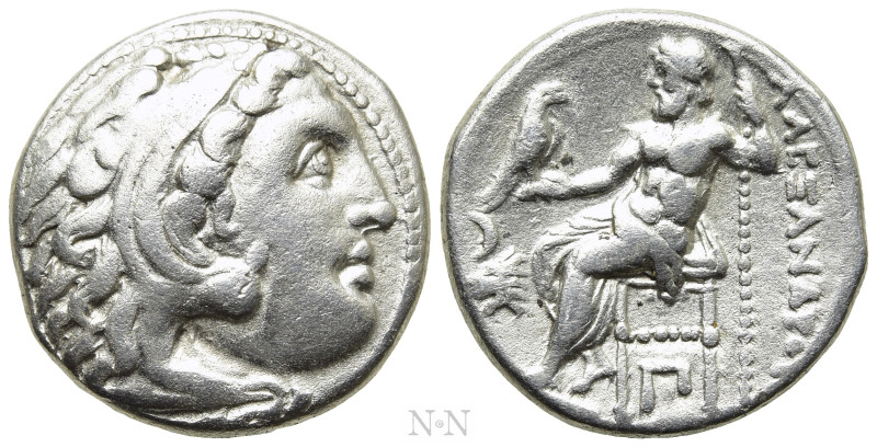 KINGS OF THRACE (Macedonian). Lysimachos (305-281 BC). Drachm. Kolophon. In the ...