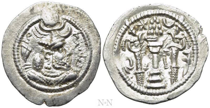 SASANIAN KINGS. Pērōz (Fīrūz) I (457/9-484). Drachm. AY (Ērān-xvarrah-Šābuhr [Su...