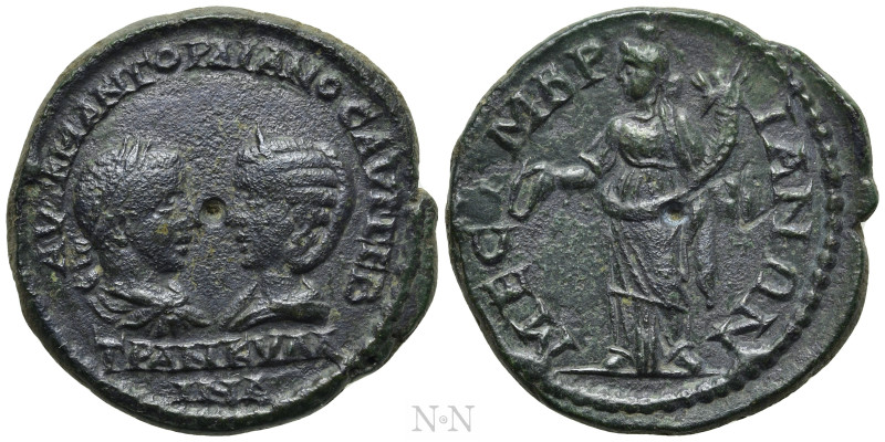 THRACE. Mesembria. Gordian III with Tranquillina (238-244). Ae. 

Obv: ΑΥΤ Κ Μ...