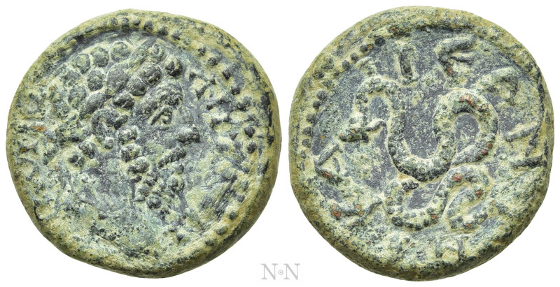 BITHYNIA. Nicaea. Commodus (177-192). Ae. 

Obv: [...] ANT[...]. 
Laureate he...