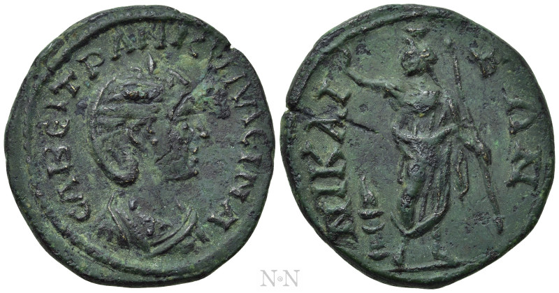 BITHYNIA. Nicaea. Tranquillina (Augusta, 241-244). Ae. 

Obv: ϹΑΒЄΙ ΤΡΑΝΚΥΛΛЄΙ...