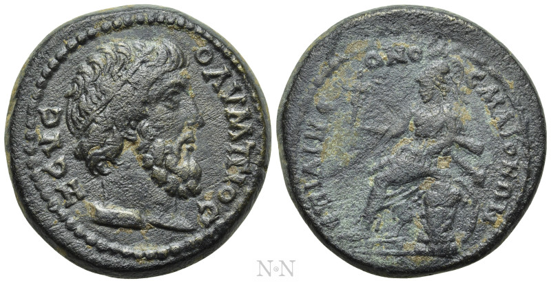 LYDIA. Maeonia. Pseudo-autonomous. Time of Antoninus Pius (138-161). Ae. Ail. Ne...