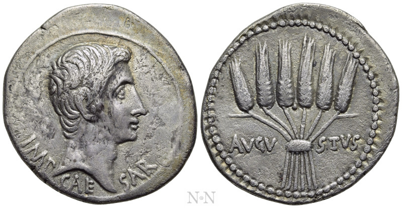 AUGUSTUS (27 BC-14 AD). Cistophorus. Ephesus. 

Obv: IMP CAESAR. 
Bare head r...