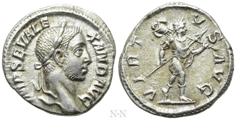 SEVERUS ALEXANDER (222-235). Denarius. Rome. 

Obv: IMP SEV ALEXAND AVG. 
Lau...