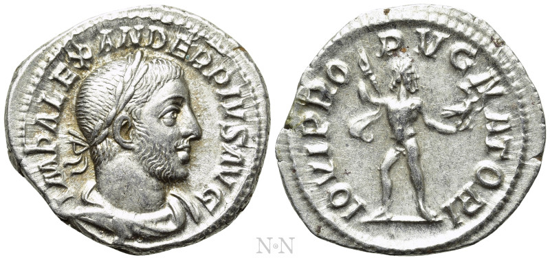 SEVERUS ALEXANDER (222-235). Denarius. Rome. 

Obv: IMP ALEXANDER PIVS AVG. 
...