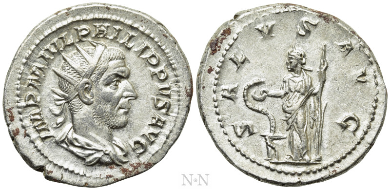 PHILIP I 'THE ARAB' (244-249). Antoninianus. Rome. 

Obv: IMP M IVL PHILIPPVS ...