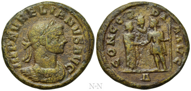 AURELIAN (270-275). As. Rome. 

Obv: IMP AVRELIANVS AVG. 
Laureate and cuiras...