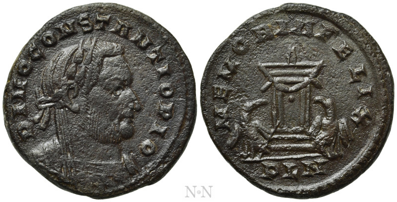 DIVUS CONSTANTIUS I (Died 306). Follis. Londinium. 

Obv: DIVO CONSTANTIO PIO....