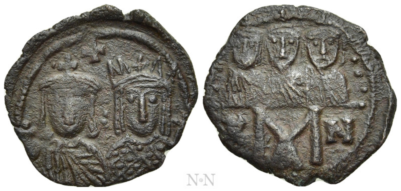 CONSTANTINE VI and IRENE, with LEO III, CONSTANTINE V and LEO IV (780-797). Foll...