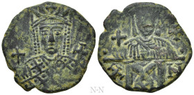 CONSTANTINE VI and IRENE (780-797). Follis. Constantinople