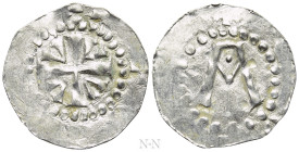 GERMANY. Trier. Poppo von Babenberg with Heinrich III (1016-1047). Denar