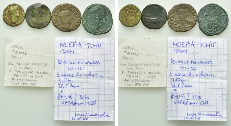 4 Roman Provincial Coins.

Obv: .
Rev: .

.

Condition: See picture.

W...