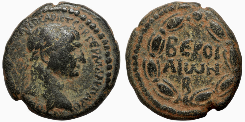 SYRIA, Cyrrhestica. Beroea. Trajan, 98-117. Ae (bronze, 13.01 g, 26 mm). Laureat...