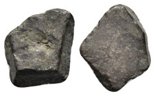 JUDAEA.(Circa 13th-5th century BC).Cut AR Hacksilver Dishekel.

Condition : Good very fine.

Weight : 3.09 gr
Diameter : 11 mm