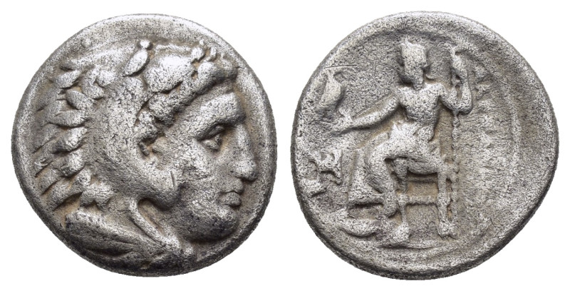 KINGS of MACEDON. Alexander III The Great. (336-323 BC).Miletos.Drachm.

Obv : H...