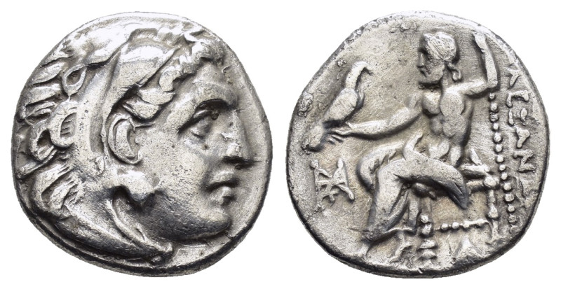 KINGS of MACEDON. Alexander III The Great.(336-323 BC).Abydos.Drachm.

Obv : Hea...