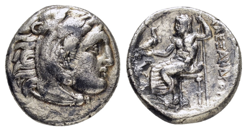 KINGS of MACEDON. Alexander III The Great. (336-323 BC).Kolophon.Drachm.

Condit...